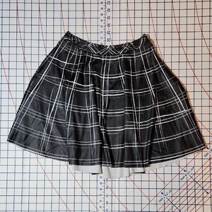 Blackmilk Black Tartan Skater Skirt M